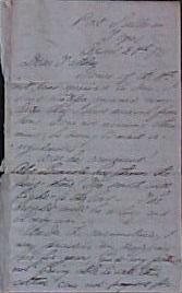 Dr. Robinson civil war letter, 1861